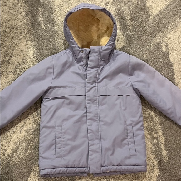 Cat & Jack Light Purple Hooded Jacket and Heart Rain Coat Bundle - Picture 2 of 13